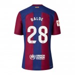 Günstige Fußballtrikots FC Barcelona Balde 28 Heimtrikot 2023-24 Kurzarm